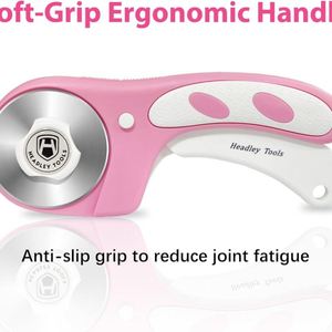 Nuevo Cortador Rotatorio de Tela de 60 mm con Diseño de Rodamiento para Tela, Cuero, Manualidades y Costura - Product Image 2