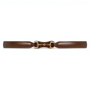 B S International HTR5648 - Piel auténtica de vacuno impermeable, transpirable y ecológica, con hebilla cuadrada de acero vintage, fácilmente ajustable - Product Image 5