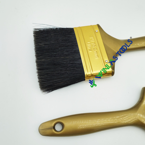 Pinceau de bricolage avec poignée <span class=keywords><strong>TRP</strong></span> Pinceau de peinture en fer blanc avec plaque d'or et support OEM - Product Image 3