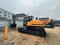 Excavatrice sur chenilles HX340HD de 33950 kg avec flèche de 6450 mm pour excavations profondes, travaux de terrassement lourds et opérations à charge élevée
