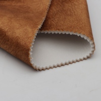 Tissu en peluche courte douce en polyester, respectueux de la peau, directement de l'usine, mousse laminée, couleur et épaisseur personnalisées pour jouets en peluche et canapés