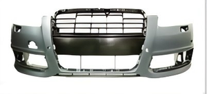 AUDI A6 C6 2009 OEM phong cách body Kit Front & <span class=keywords><strong>Rear</strong></span> Bumper đèn sương mù Chrome đúc & gắn chân đế nâng cấp - Product Image 2