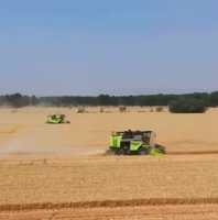 Machines agricoles de marque supérieure 190 cv moissonneuse-batteuse TE100 avec pièces de rechange à vendre