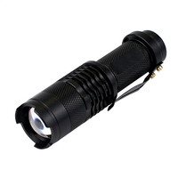 Mini lampe de poche tactique Rechargeable à lumière led, puissante, étanche, piste rapide, idéale en situation d'urgence