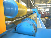Machine à rouler automatique à 4 rouleaux en acier inoxydable pour tôles d'aluminium, avec composants de moteur essentiels pour le bobinage et le pliage