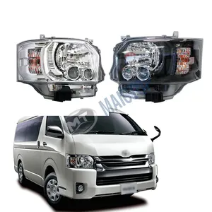 Black Base Headlight For Toyota Hiace, Car Accessories