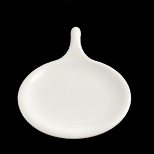 Plato redondo de melamina para <span class=keywords><strong>Pizza</strong></span> de 7,5 pulgadas, nuevo diseño, suministro para restaurante, plato hondo duradero con mango de plástico - Product Image 4