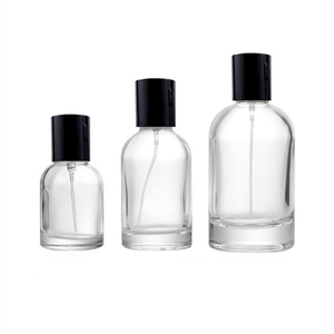 Hot 30ml <span class=keywords><strong>40ml</strong></span> 50ml 100ml trong suốt vòng chai thủy tinh sang trọng Nước hoa mỹ phẩm Chai thủy tinh với đầu phun - Product Image 1