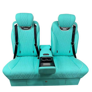 Panca Tripla con Telaio in Acciaio Rinforzato, Rivestimento in Pelle Morbida e Cassetto Portaoggetti per Furgone Utilitario - Product Image 1