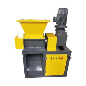 Small plastic pellet shredding machine single shaft shredder mini shredder