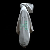 Sweat à capuche unisexe DiFan pour homme, coupe oversize, personnalisable avec logo, épais, style streetwear, coupe courte
