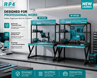 Banc de travail professionnel pour la réparation électronique RF4 RT02 RT02D, microscope numérique, écran LCD, caméra 5K, diffusion en direct, réparation de téléphones