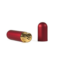Inhalateur nasal en aluminium de 5 ml, diffuseur de parfum cosmétique d'aromathérapie, flacon pulvérisateur avec bande de coton