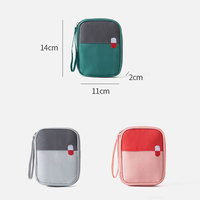 Trousse de premiers soins médicale portable de qualité supérieure Fuliya, personnalisée, pour voiture, maison, voyage en plein air, soins de santé, sac à médicaments