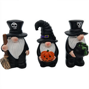 Adornos Kawaii para Escritorio de Interior, Figuras de Enanos de Halloween, Escultura de Resina de <span class=keywords><strong>Duende</strong></span> Mago, Decoración para Fiestas y Bares - Product Image 6