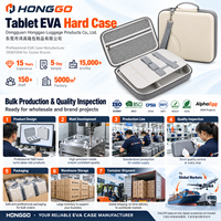 Casing Lengan Tablet 11 13 Inci Kompatibel dengan Tali Selempang Dapat Dilepas Tas Penyimpanan Empuk Tahan Air Pegangan Pembawa Tas Cangkang Keras Pro