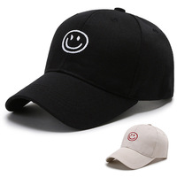Gorra de Béisbol Unisex de Lujo Coreana Bordada de 6 Paneles con Hebilla Metálica Ajustable, de Algodón y Poliéster, con Patrón, para Primavera/Verano