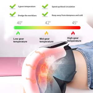 Masajeador de Rodilla Inteligente para Alivio del Dolor de Artritis con Compresa Caliente, Vibración y Amasamiento - Product Image 3