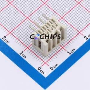 733-364 Plug-in Terminal Block Through hole Component (THT),P=2.5mm Connector 2.5mm Gray Straight Pin 4P - Product Image 2