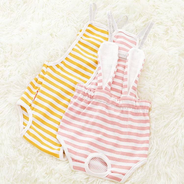 Rayure Sanitaire Culotte avec Sangle Réglable, Physiologiques Pantalons Pet Sous-Vêtements Couches pour Fille Chien