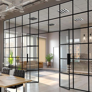 ประตูอลูมิเนียมทรงโค้ง OUNA พร้อมตะแกรงตกแต่ง สไตล์ยุโรปคลาสสิก สำหรับบ้านหรู ทางเข้าหลัก หรือภายใน - Product Image 5