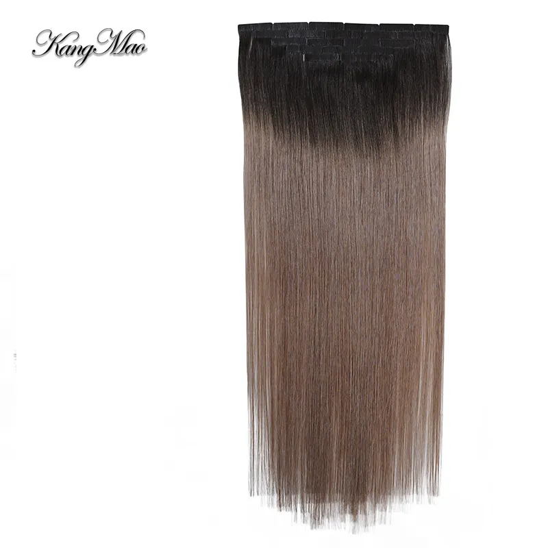 Wholesale 24 Inch Blonde Tape-In Human Hair Extensions Ombre Raw Virgin Remy 100% Natural Hair for Braiding Cabello Extensiones