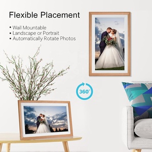 FRAMEO 15.6 Inch 32GB WiFi <b>Large</b> Digital <b>Photo</b> <b>Frame</b> 1920 * 1080 Smart Digital Picture <b>Frame</b> Share Moments Instantly Via App - Product Image 4