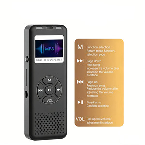 Registratore Vocale Digitale/Altoparlante/<span class=keywords><strong>MP3</strong></span> Player Mini con Radio FM, Audio Hi-Fi, Portatile, fino a 64GB di Alta Capacità - Product Image 6