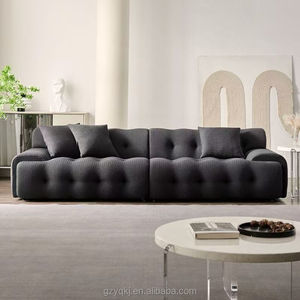 Canapé en tissu Roch Castle minimaliste moderne et design italien, ensemble extensible pour petit salon avec rangée droite célèbre sur Internet - Product Image 4