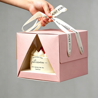 Boîte à pizza, emballage pour desserts, impression de logo personnalisé, boîte cadeau pliable en carton, impression de boîte de boulangerie, boîte écologique recyclable