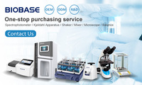 BIOBASE chine Shaker affichage LED alarme visuelle 40L 50 ~ 2200 tr/min agitateur à hélice agitateur aérien pour laboratoire