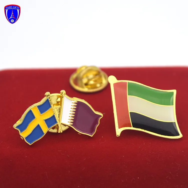 Badge en métal personnalisé de haute qualité des émirats arabes unis
