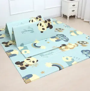 Factory Supply Non-Toxic Foldable Waterproof Crawling Mat for Toddlers and Infants Baby Play Mat Floor Mats Foam Playmat