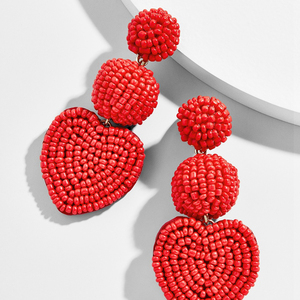 Dichiarazione di moda <span class=keywords><strong>orecchini</strong></span> pendenti <span class=keywords><strong>a</strong></span> cuore <span class=keywords><strong>fatti</strong></span> <span class=keywords><strong>a</strong></span> <span class=keywords><strong>mano</strong></span> bohémien <span class=keywords><strong>orecchini</strong></span> pendenti <span class=keywords><strong>con</strong></span> <span class=keywords><strong>perline</strong></span> di semi femminili per gioielli da festa da donna - Product Image 5