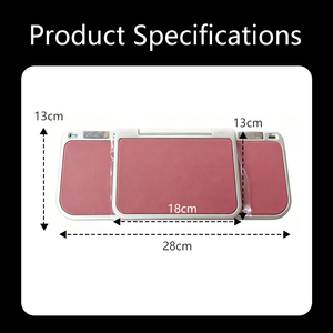 <span class=keywords><strong>Mesa</strong></span> <span class=keywords><strong>Plegable</strong></span> Multifuncional Popular para <span class=keywords><strong>Consola</strong></span> Central con Rotación de 360 Grados °   Bandejas Giratorias para Coche con Espejo - Product Image 2