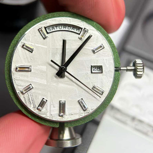 2026 कस्टम बहाली सामान उल्कापिंड डायल 40 मिमी इनडिड स्क्वायर डायमंड स्केल 3255 मूवमेंट घड़ी डायल के साथ संगत - Product Image 1