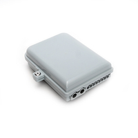 Caja de Empalme de Fibra Óptica de 16 Puertos FTTH, Caja de Distribución de Terminación de Fibra 1*16 Núcleos ABS, Caja NAP, Caja Terminal Óptica