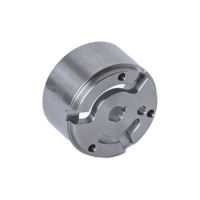 Pièces tournées en acier inoxydable usinées avec précision par CNC, corps cylindrique en acier, boîtier de pompe à aubes, électroérosion à fil pour équipement hydraulique