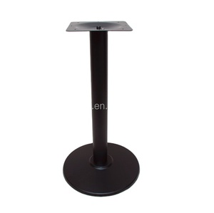 Base <span class=keywords><strong>de</strong></span> <span class=keywords><strong>table</strong></span> <span class=keywords><strong>de</strong></span> <span class=keywords><strong>bar</strong></span> <span class=keywords><strong>en</strong></span> <span class=keywords><strong>fonte</strong></span> circulaire <span class=keywords><strong>en</strong></span> acier inoxydable pour hôtels <span class=keywords><strong>en</strong></span> plein air ateliers hôpitaux Restaurant <span class=keywords><strong>Table</strong></span> <span class=keywords><strong>de</strong></span> <span class=keywords><strong>pied</strong></span> noir - Product Image 1