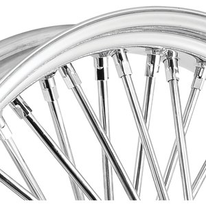 Roue de moto avant 26x3.5, jante en acier simple ou double disque chromée 21 23 26 pouces 1 3/<span class=keywords><strong>4</strong></span> 25 mm, jante à rayons larges pour <span class=keywords><strong>Harley</strong></span> - Product Image 4