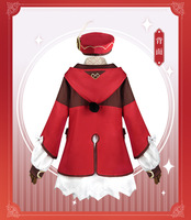 Costume de cosplay Klee complet avec chapeau, robe Lolita mignonne, perruque, sac à dos, cape pour adulte, tenue d'anime pour femme, Halloween, Genshin Impact