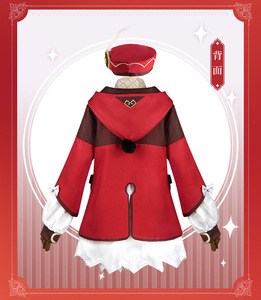 Disfraz de <span class=keywords><strong>Cosplay</strong></span> de <span class=keywords><strong>Klee</strong></span>, Conjunto Completo con Sombrero, Vestido Lolita, Peluca, Mochila, Capa para Adultos, Disfraz de Anime para Mujer, Halloween, <span class=keywords><strong>Genshin</strong></span> <span class=keywords><strong>Impact</strong></span> - Product Image 2