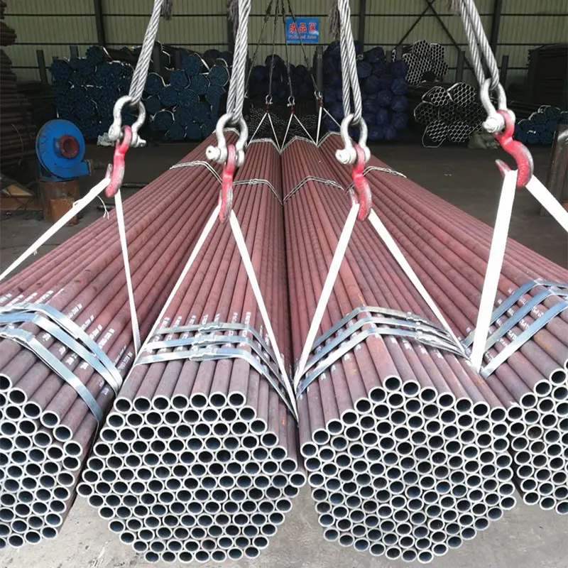 Stahl BI Rohrmaterial Q195 Durchmesser 155 mm ERW schwarzes Stahlrohr Hersteller in China