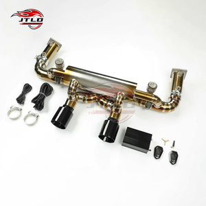 สำหรับท่อไอเสีย GTS 991.2 Apex-Series Valvetronic, ไทเทเนียม/สแตนเลสสตีล, โครงสร้างท่อระดับพรีเมียม - Product Image 2