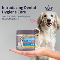 Friandises à mâcher souples pour chiens, personnalisées OEM, pour l'hygiène dentaire, la santé des dents et l'haleine fraîche, complément alimentaire pour animaux de compagnie