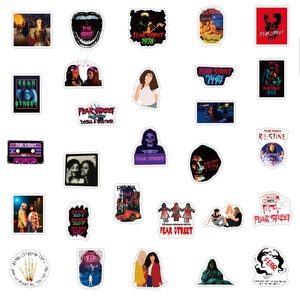 50 pièces <span class=keywords><strong>Film</strong></span> <span class=keywords><strong>d</strong></span>'<span class=keywords><strong>horreur</strong></span> de rue, autocollants TV pour tendance, Skateboard, vélo, voiture, bagages, bouteilles <span class=keywords><strong>d</strong></span>'ordinateur portable, autocollant personnalisé en vinyle - Product Image 5