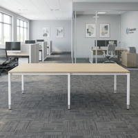 Cadre de bureau moderne en métal simple, finition thermolaquée, options de couleur personnalisées, taille 1600x800x750mm, pour usage professionnel ou domestique