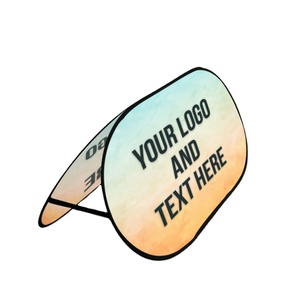 Bán 260G Dệt Kim Sợi Dọc Vải Đôi Duy Nhất Bên In Ấn Gấp Dọc Pop Lên Một Khung Biểu Ngữ Đứng - Product Image 6