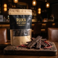 Sachet Stand Up Haute Barrière Personnalisé Emballage Viande Séchée Beef Jerky Snacks Alimentaires Prix Usine
