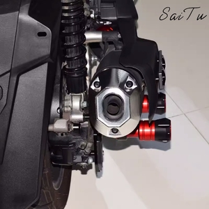 SaiTu Aluminum Anti-fall Bar for Modified Exhaust Pipe Integrated Protection One Year Warranty for <strong>Forza350</strong>/XMAX300/250 - Product Image 5